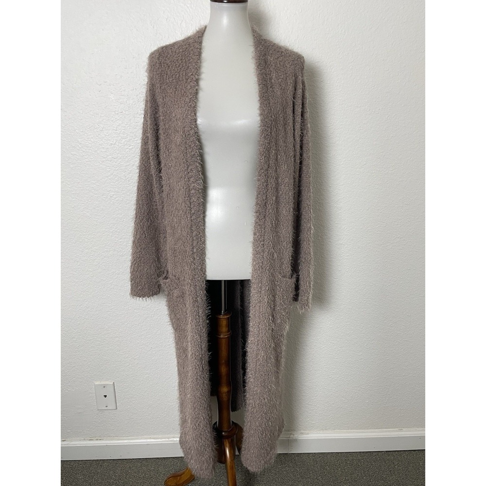 Torrid Cardigan Sweater Women‎ 2X Maxi Textured Stretch Knit Open Front Tan